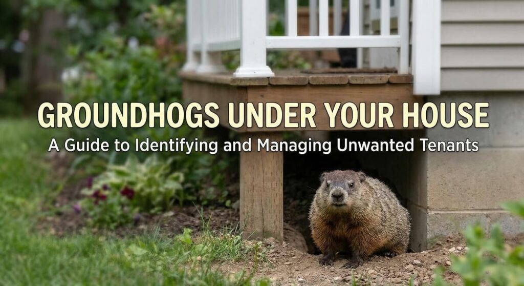 How to Get Rid of Groundhogs Under Your House: 6 Proven Methods