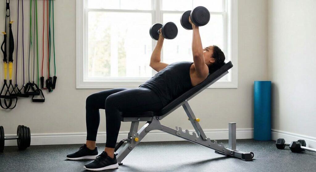 Chest workouts with dumbbells