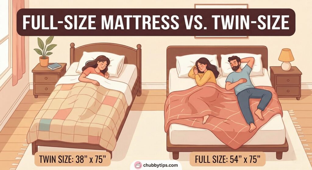 Full size mattress vs twin size