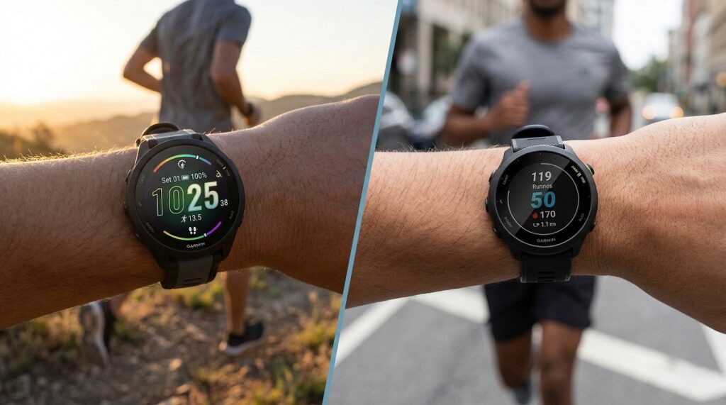 Garmin Forerunner 165 vs 55