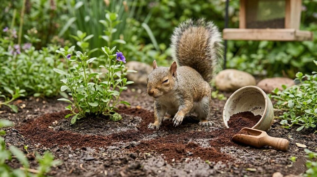 Do Coffee Grounds Repel Squirrels