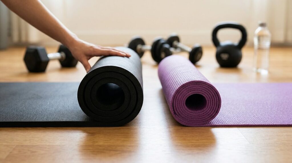 Fitness Mat vs Yoga Mat