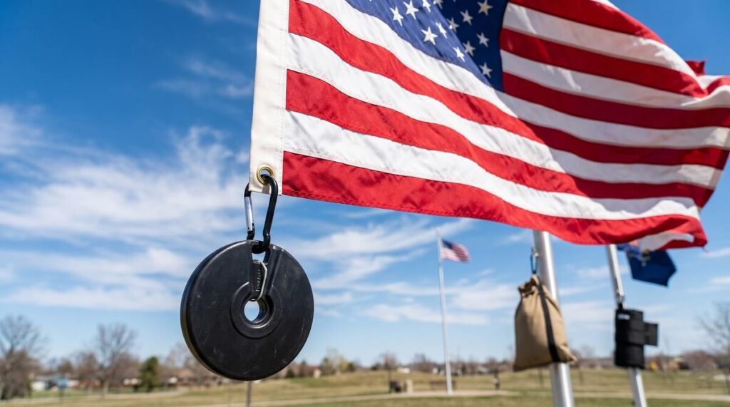 Flag Weights For Windy Days