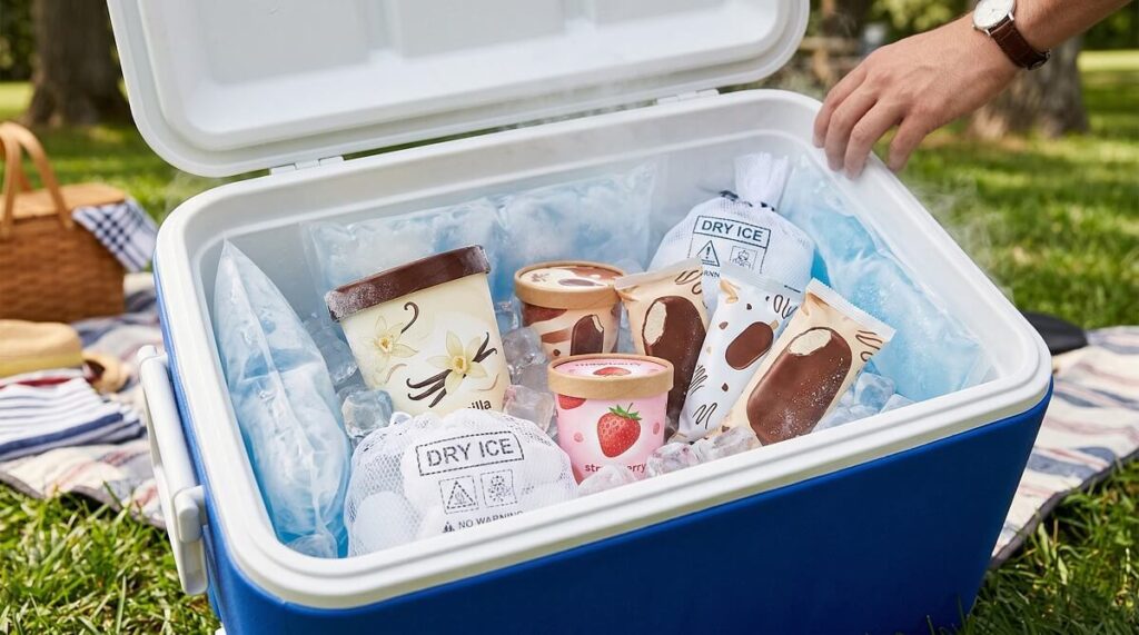 How Do I Keep Ice Cream Frozen In A Cooler