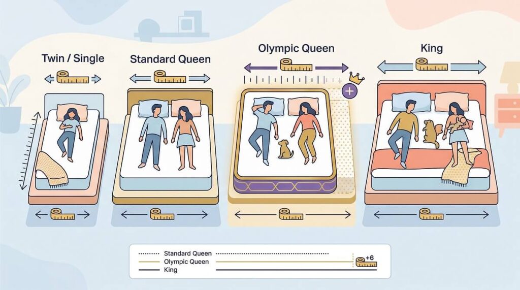 Olympic Queen Mattress Dimensions